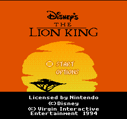 The Lion King screenshot 3 for NES